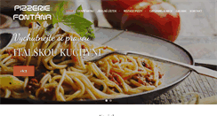 Desktop Screenshot of pizzeriefontana.cz